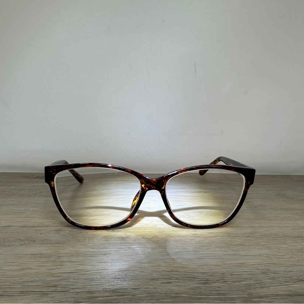 Enhance Eyeglass Frames 3873 Tortoise Shell Amber Brown 53-16-140 Franes Only